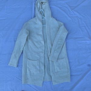 Cream cardigan from garage
